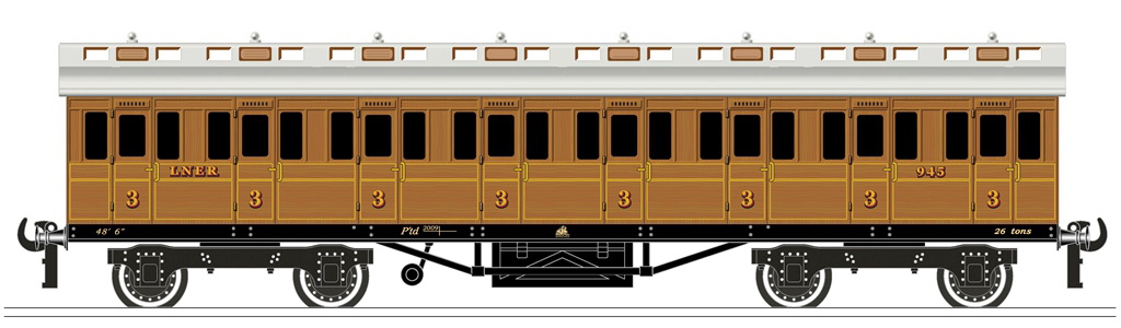 LNER 3rd  Class 945